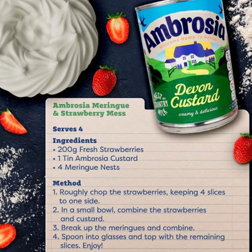 Ambrosia Devon Custard 400g (BB 01/2026）