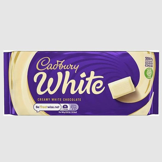 Cadbury Creamy White Chocolate Bar 90g