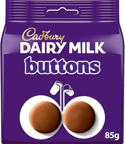 Cadbury Dairy Milk Buttons Chocolate Bag 85g (BB 22/09/ 2025)