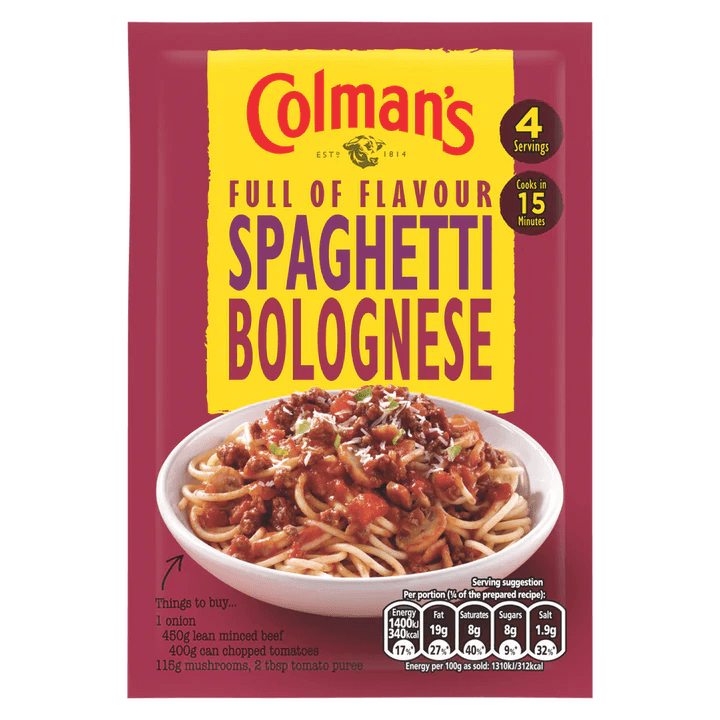 Colman's Spaghetti Bolognese 44g