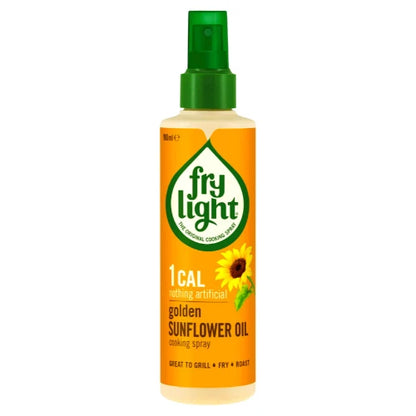 Fry Light Golden Sunflower Oil Cooking Spray Vegan 190ml ( BB 05/04/2025)