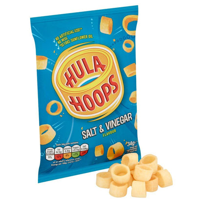 Hula Hoops Salt & Vinegar Favour 34g (BB 21/09/2024)