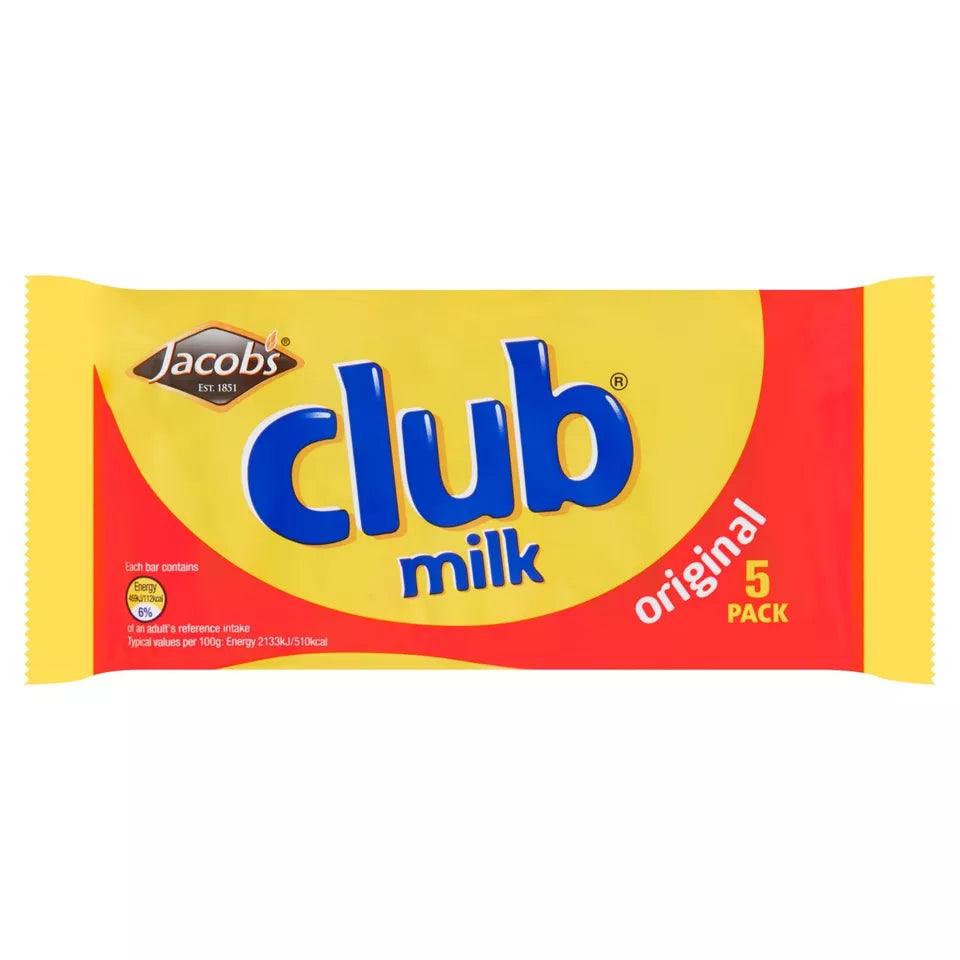 Jacob's Elite club milk original 5 packs 110g