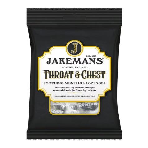 Jakemans Throat & Chest Soothing Menthol Lozenges 100g