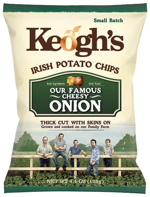 Keogh's Crisps Irish Cheese & Onion 40g ( BB29/11/24）