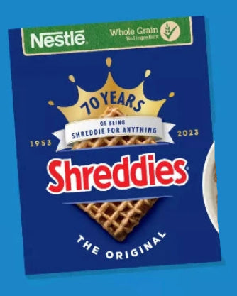 Nestlé Shreddies Frosted one Whole Grain Cereal with Sugar 460g( BB 04/2025)