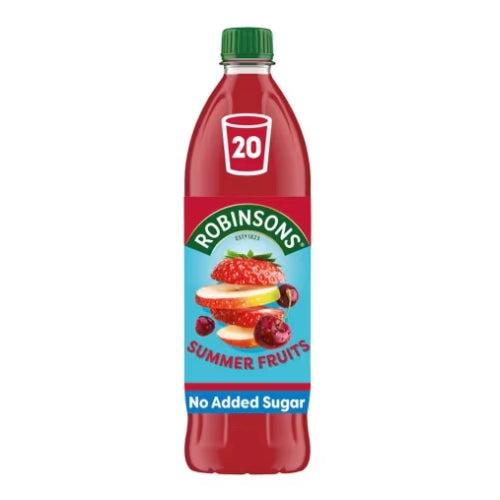 Robinsons Summer Fruits No Added Sugar Squash 1L BB 08/2025)