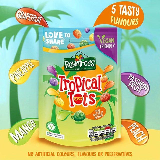 Rowntree's Tropical Tots Sweets Sharing Bag 140g