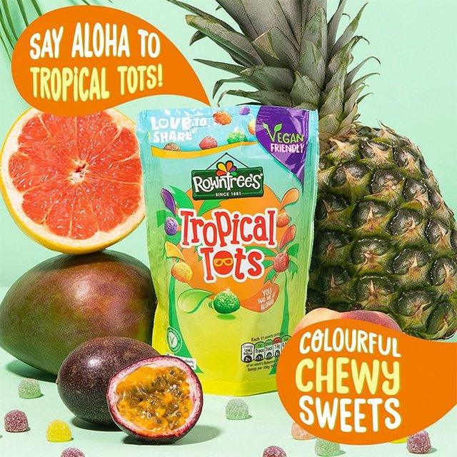 Rowntree's Tropical Tots Sweets Sharing Bag 140g