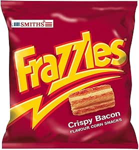 Smiths Frazzles Crispy Bacon Flavour Corn Snacks 34g