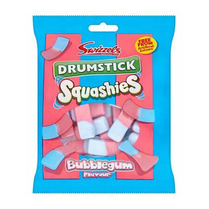 Swizzels Drumstick Squashies Bubblegum Flavour 120g