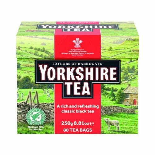 Taylors Yorkshire Tea Red-80 Tea Bags 250g( BB 10/2025)