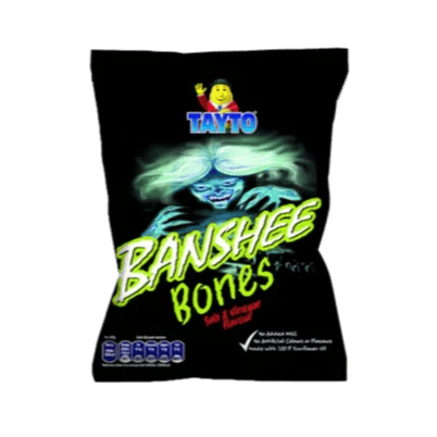 Tayto Banshee Bones Salt & Vinegar Favour 42g (BB 16/10/2024)