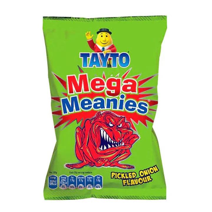 Tayto Mega Meanies Pickled Onion Crisps 35g(BB16/10/2024)