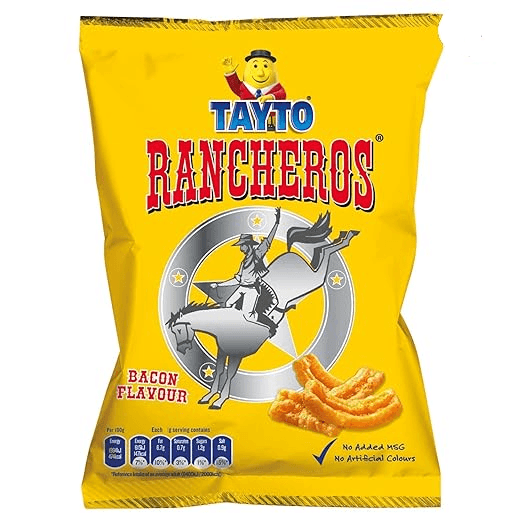 Tayto Rancheros Bacon Flavour 31g ( BB 14/10/2024)