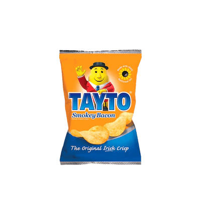 Tayto Smokey Bacon Crisps 37g (BB 10/10/2024)