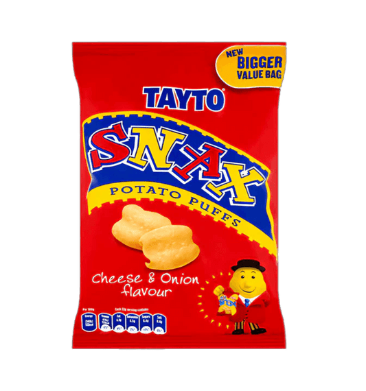 Tayto Snax Cheese & Onion 26G (BB 10/10/2024)