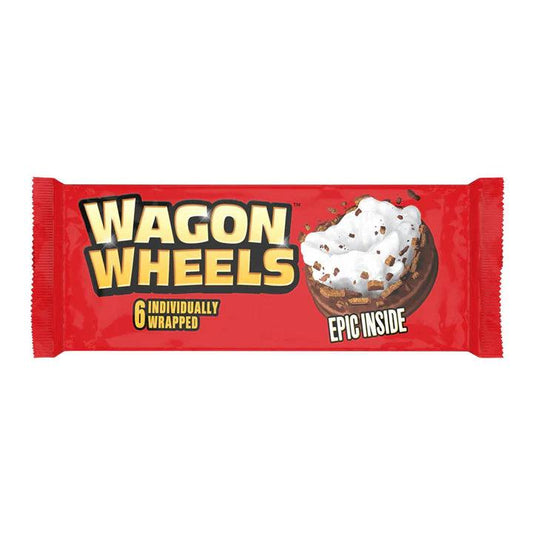 Wagon Wheels Individually Wrapped Original 6 Pack 216g