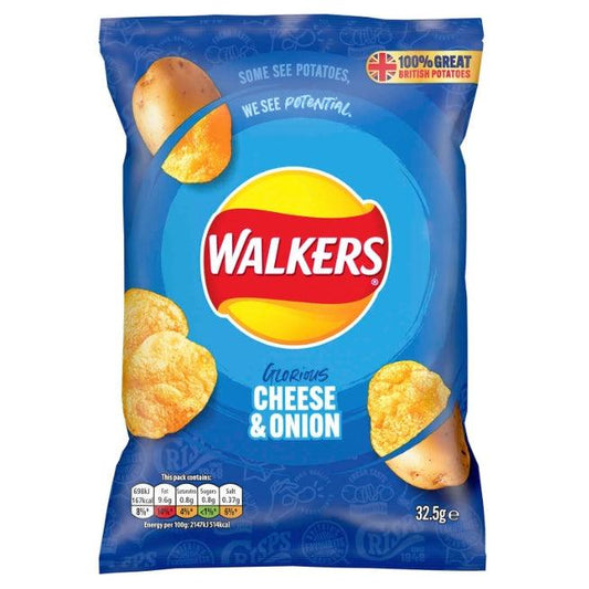 Walkers Cheese & Onion 32.5g (14/09/2024)