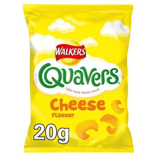 Walkers Quavers Cheese Snacks Crisps 20g