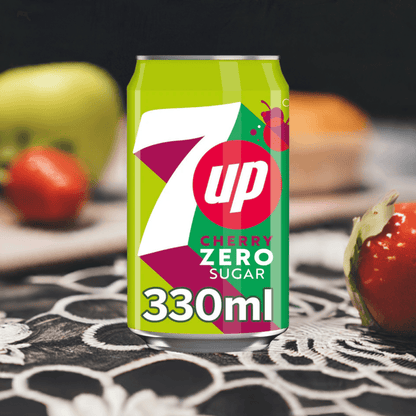 7Up Cherry Zero Sugar 330ml