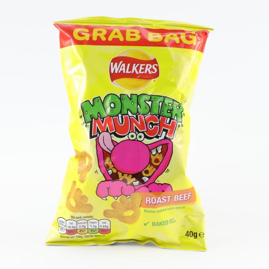 Walkers Monster Munch Roast Beef 40g (BB 21/09/2024)