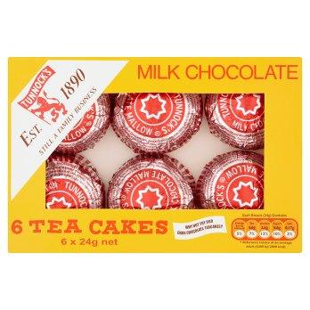 Tunnock's Milk Chocolate Tea Cakes 6 pack*24g